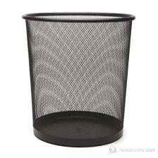 Mas 854 10 lt Metal Tam Perforeli Ofis Çöp Kovası Gri