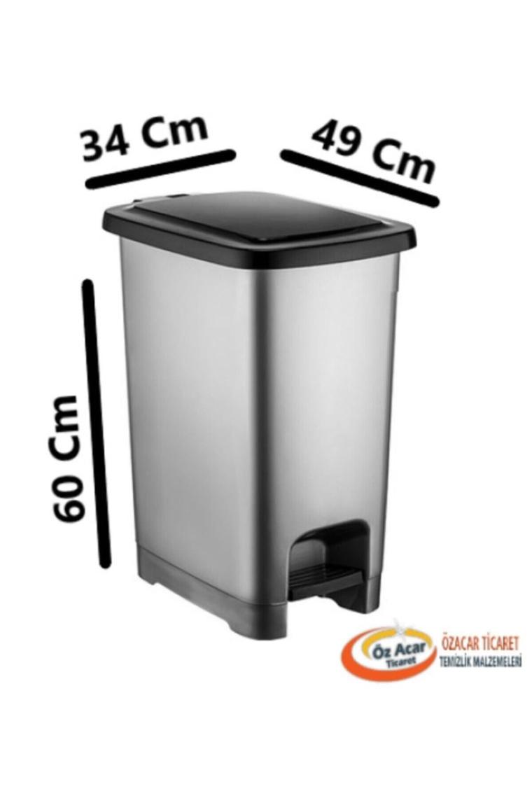 Şenyayla Slim Pedallı 60 lt Çöp Kovası