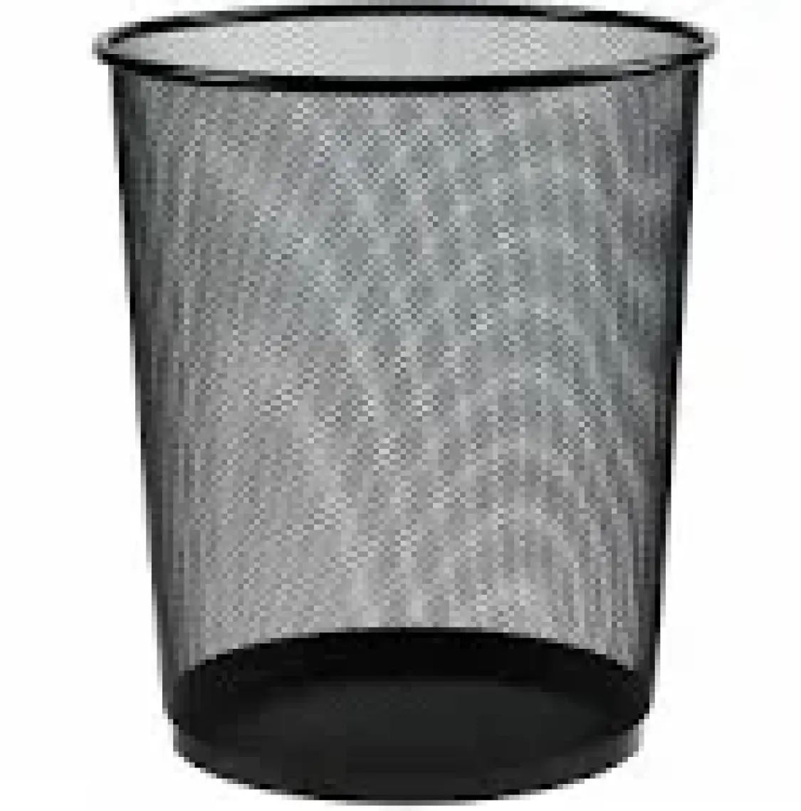 Linea Metal Delikli Çöp Kovası Siyah