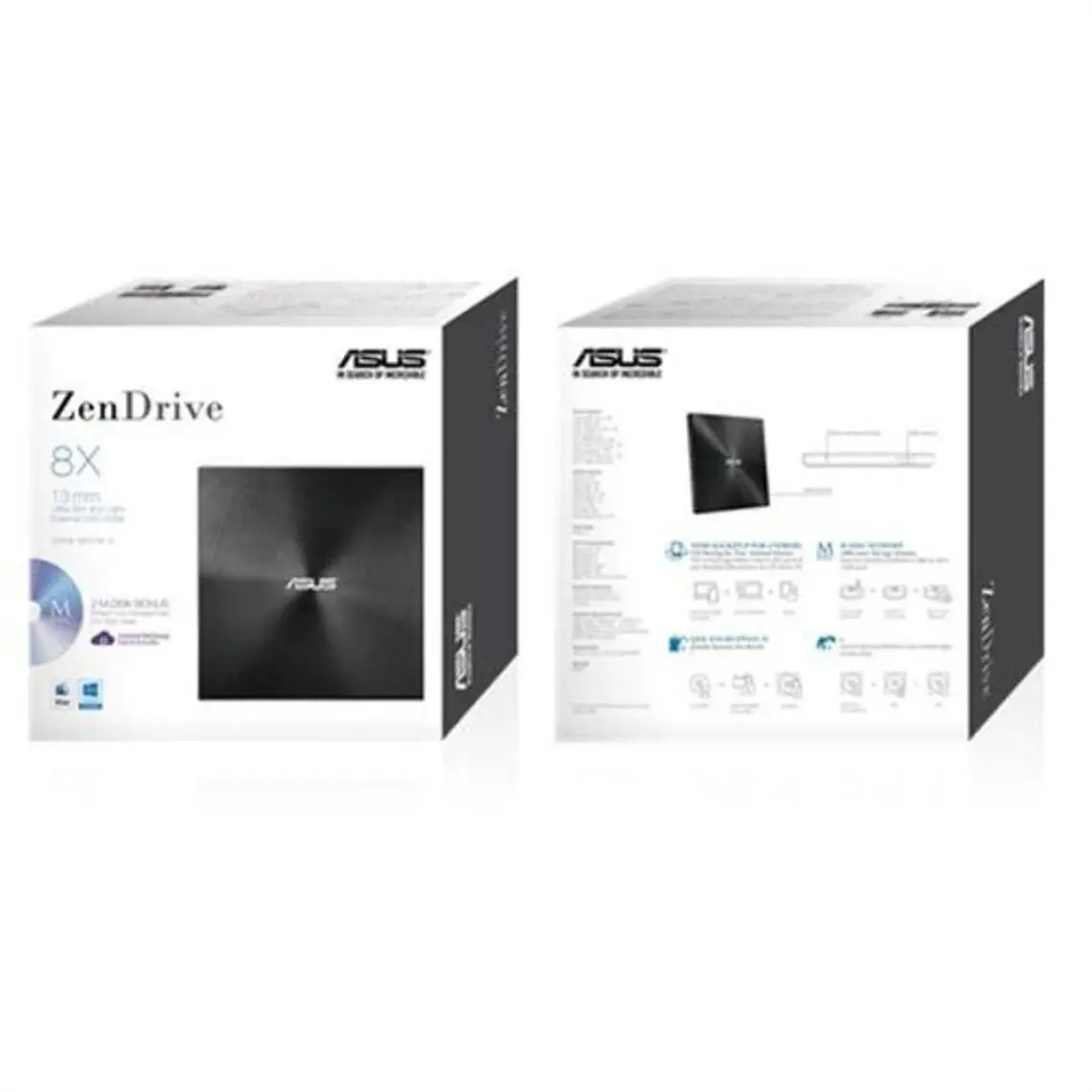 Asus ZenDrive U7M 1000 Yıl M-Disc, USB 2.0 destekli Harici DVD Yazıcı SDRW-08U7M-U