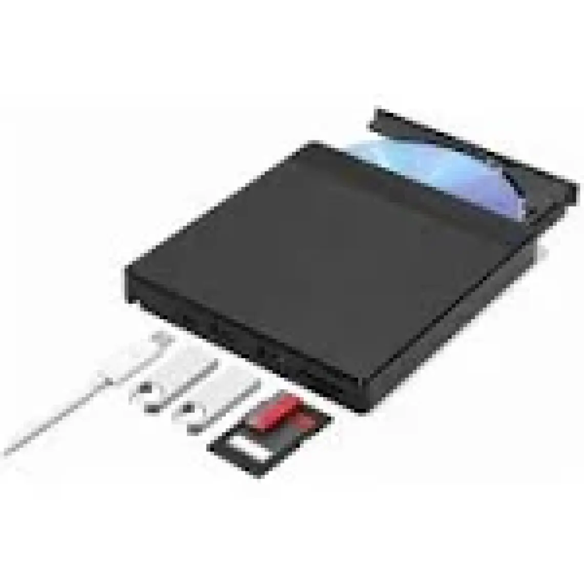 Triline Harici Dvd-Rw USB 3.0 + Sd Tf Kart Okuyucu + 3.0 USB Hub