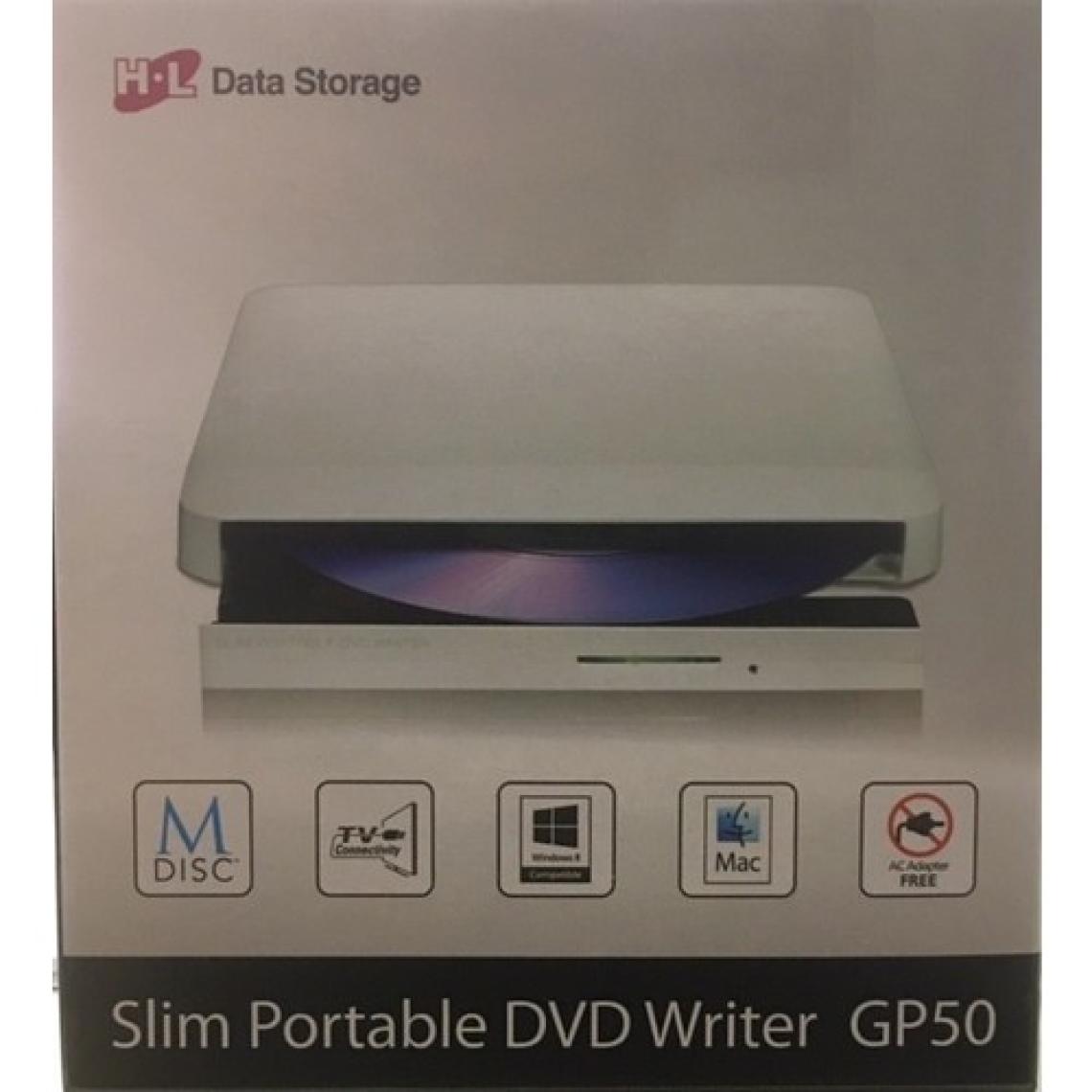 Hitachi-LG GP50NW41 8X DVD-RW USB 2.0 Beyaz Slim Harici Yazıcı