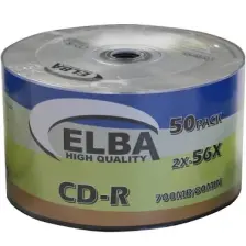 Elba Cd-R 700Mb-80Mın 56X 50Li Shrink