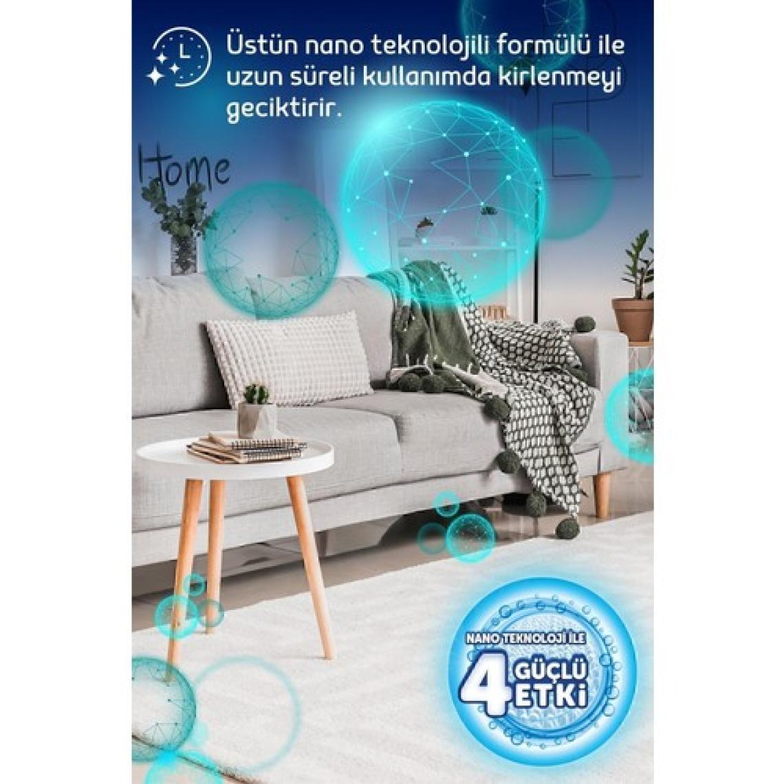 Fakir Halı ve Koltuk Şampuanı - Makine Kullanımı için, Lavanta Aromalı, Nano Teknoloji ile Derinlemesine Temizlik, 1000 ml