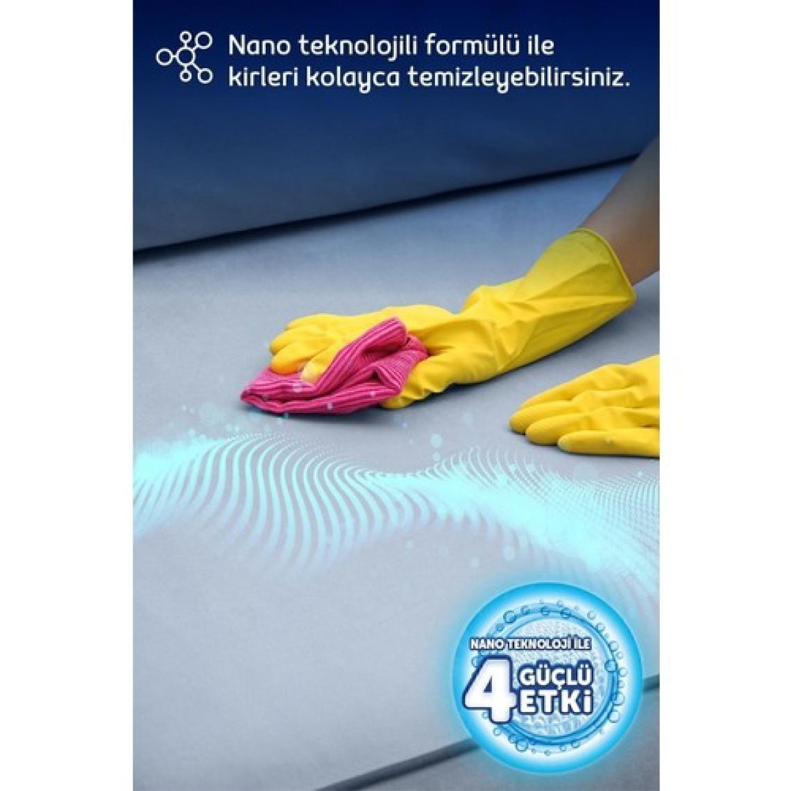 Fakir Halı ve Koltuk Şampuanı - Makine Kullanımı için, Lavanta Aromalı, Nano Teknoloji ile Derinlemesine Temizlik, 1000 ml