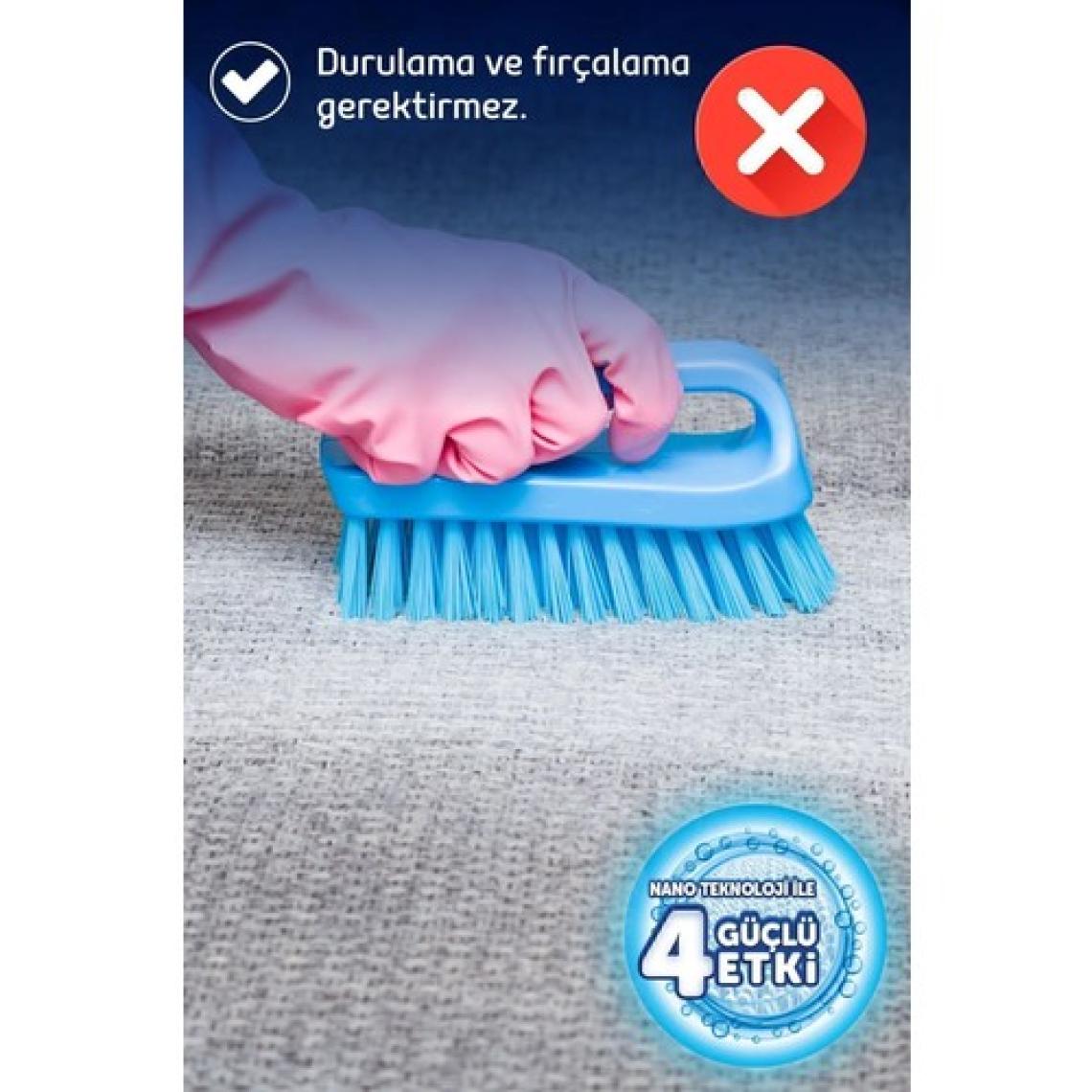 Fakir Halı ve Koltuk Şampuanı - Makine Kullanımı için, Lavanta Aromalı, Nano Teknoloji ile Derinlemesine Temizlik, 1000 ml