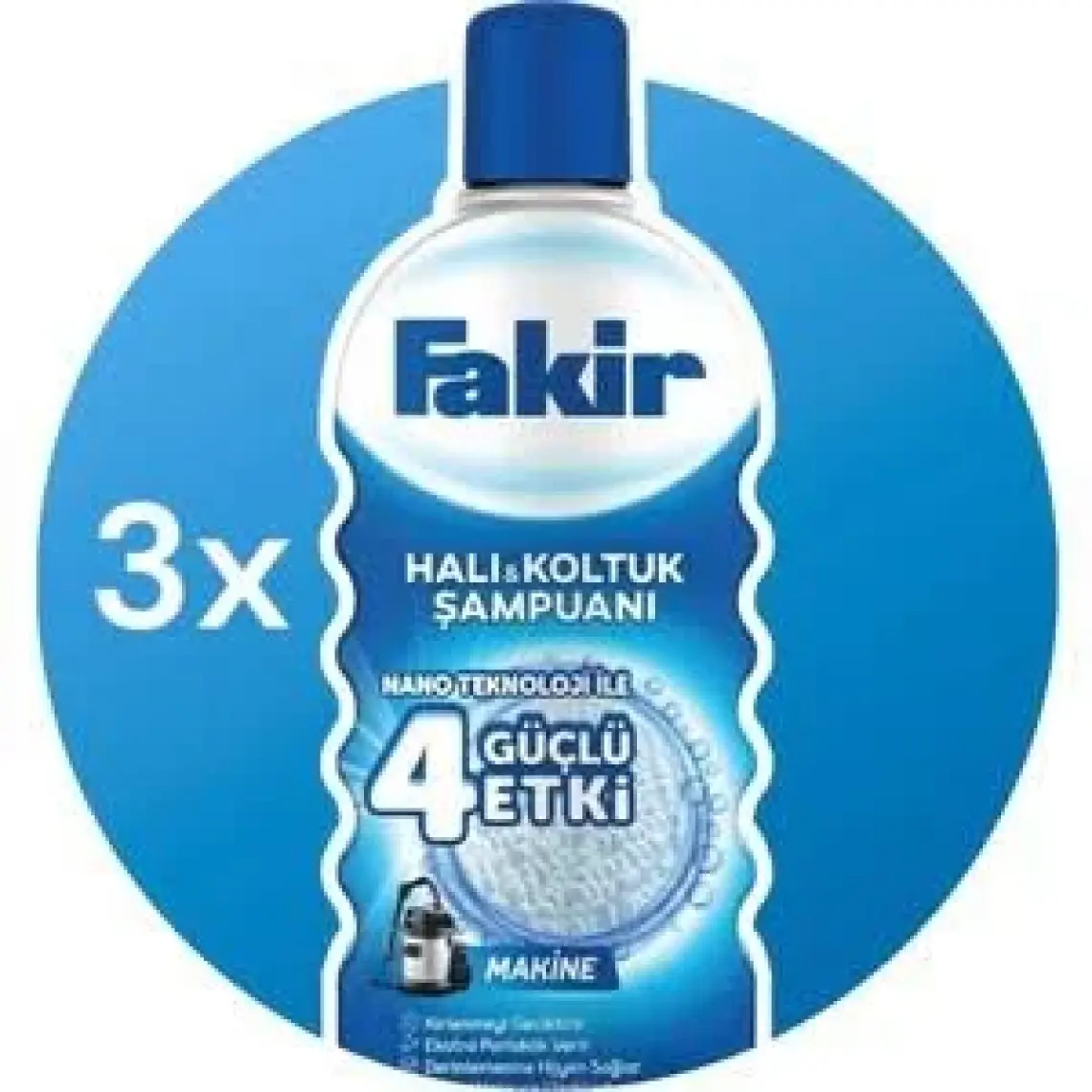 Fakir Klasik Nano Teknolojili Halı ve Koltuk Şampuanı (Makine)