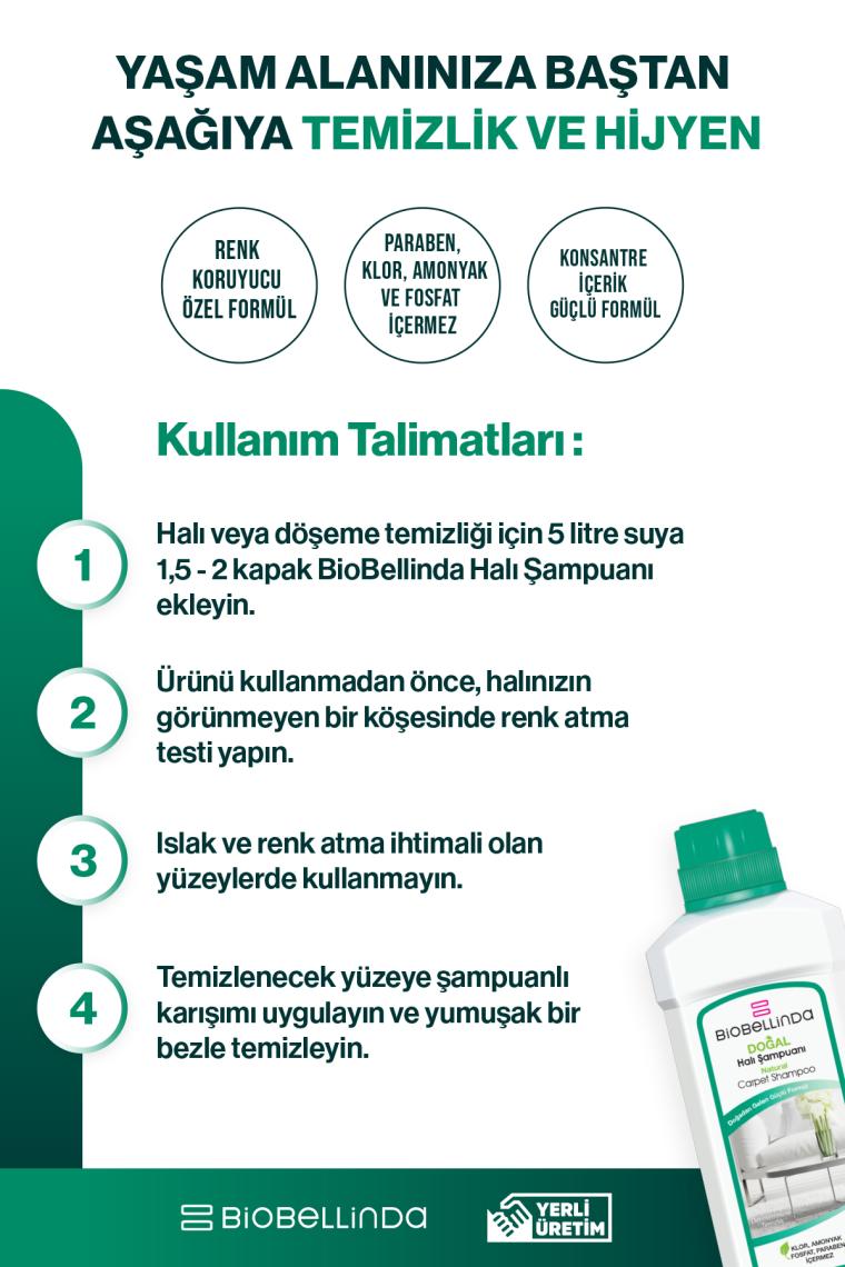 Biobellinda Halı Sampuanı