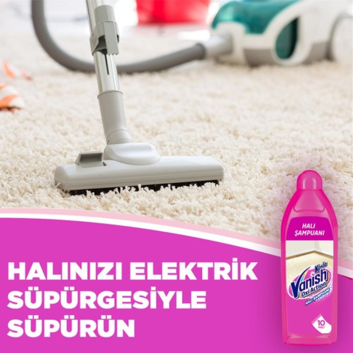 Vanish Kosla Zorlu Lekelere Özel Leke Çıkarıcı Halı Yıkama Şampuanı 850 ml