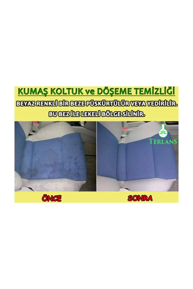 Terlans Parfümlü Araç içi Koltuk Halı Temizleyici Leke Sökücü 5 Kg