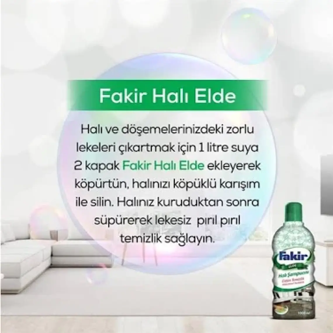 Fakir Halı ve  Koltuk Yıkama El De 1000 ml