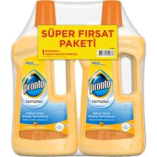 Pronto Ahşap Temizleyici Süper Fırsat Paketi (Portakal Kokulu) 750 ml + 750 ml