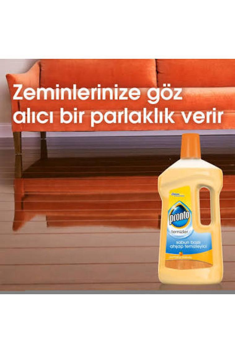 Pronto Ahşap Temizleyici Süper Fırsat Paketi (Portakal Kokulu) 750 ml + 750 ml