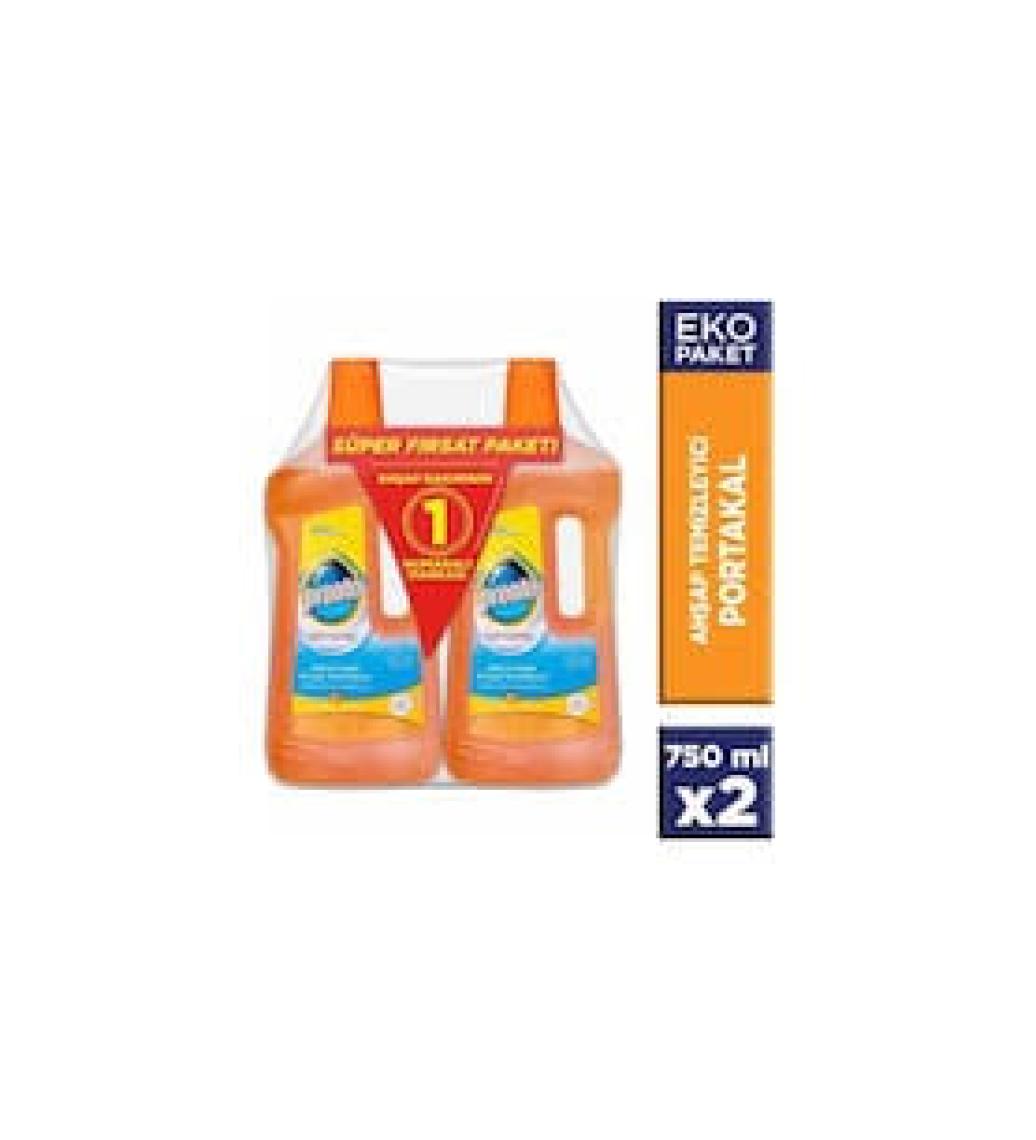 Pronto Ahşap Temizleyici Süper Fırsat Paketi (Portakal Kokulu) 750 ml + 750 ml
