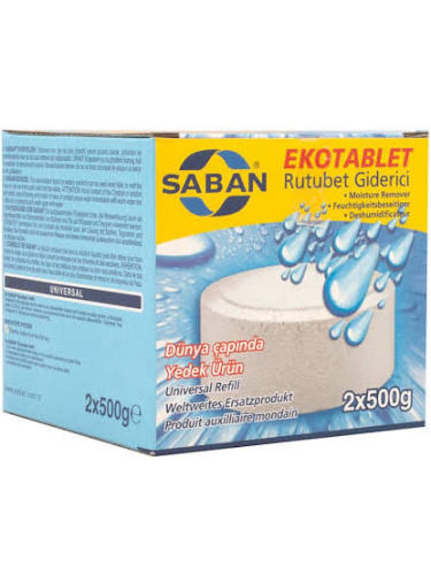 Saban 2X500 Gr. Nem Alıcı Yedek Tablet Kırmızı Meyva Kokulu