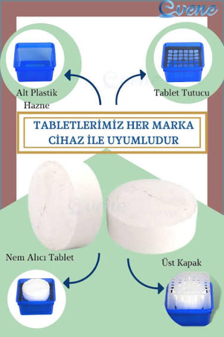 Evene Nem Alıcı 450 gr Yedek Tablet Rutubet Giderici Önleyici Emici Küf Engelleyici