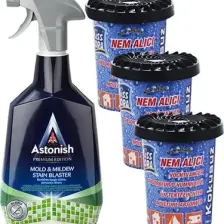 Astonish Küf Temizleyici 750 ml +Miss Flora Nem Alıcı - Küf - Rutubet Önleyici 200 G 3 Adet
