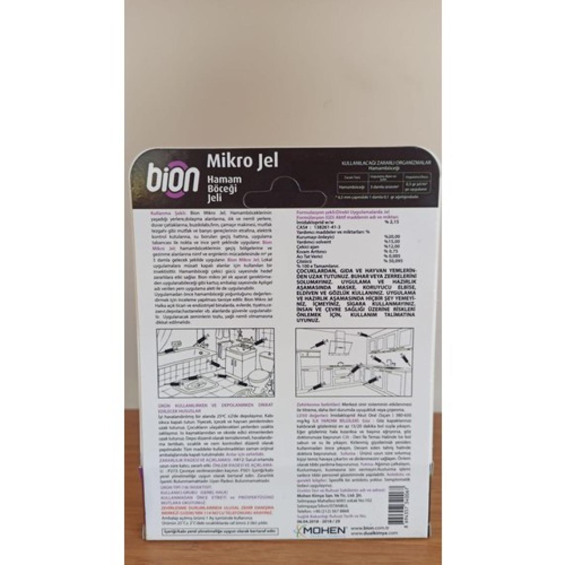 Bion Hamam Böceği Jel 5 gr