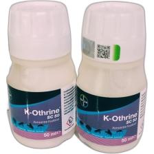 K-Othrine Haşere Ilacı 50 Ml.  Sinekler, Pire, Hamam Böceği, Sivrisinekler, Kene, Tahtakurusu.2 Adet