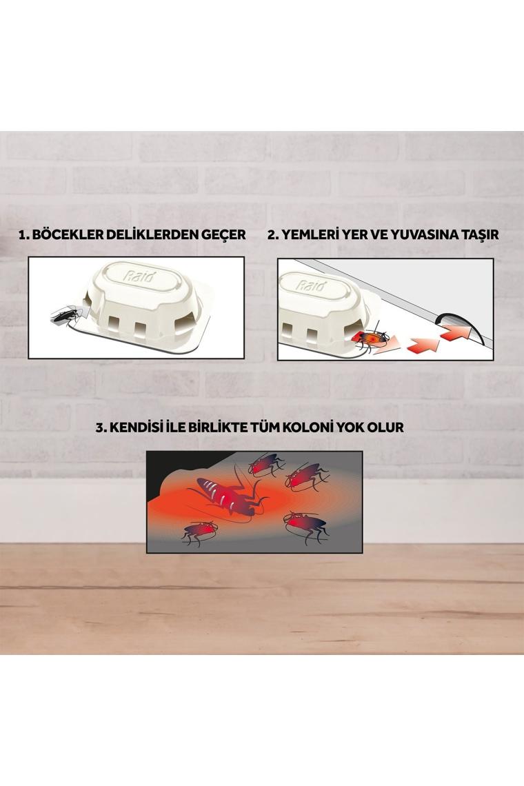 Hamam Böceği Yemi 6’lı Her Tablet ile 3 Ay Koruma