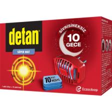 Detan Süper Mat Cihaz Sinek Kovucu + 10 Yedek