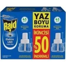 Raid Elektro Likit 45X2 Yedek 90 Gece (Sivrisinek)