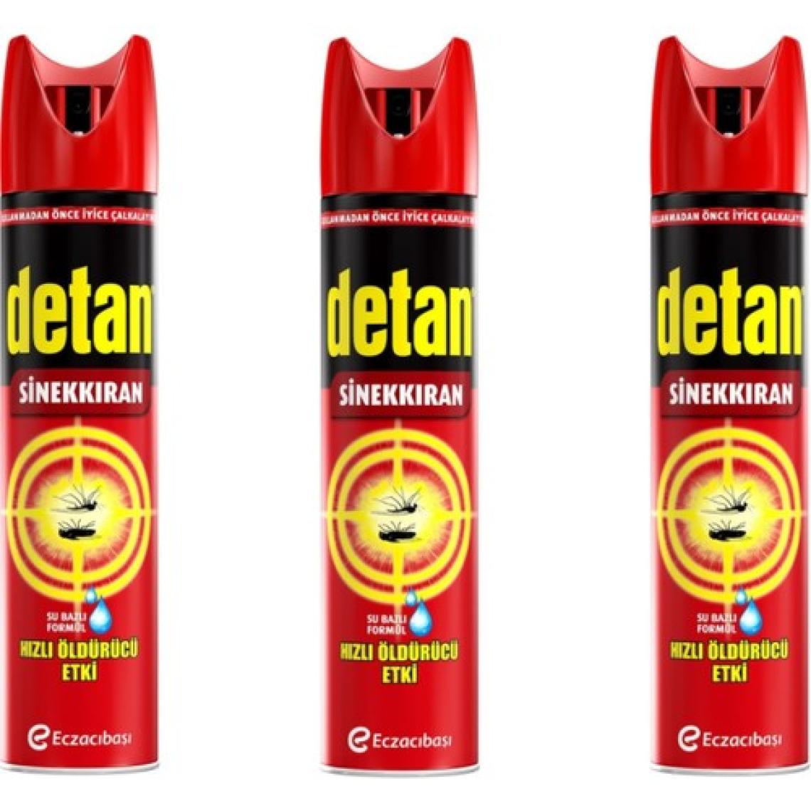 Detan Sinekkıran Su Bazlı Aeresol 275 ml x 3'lü