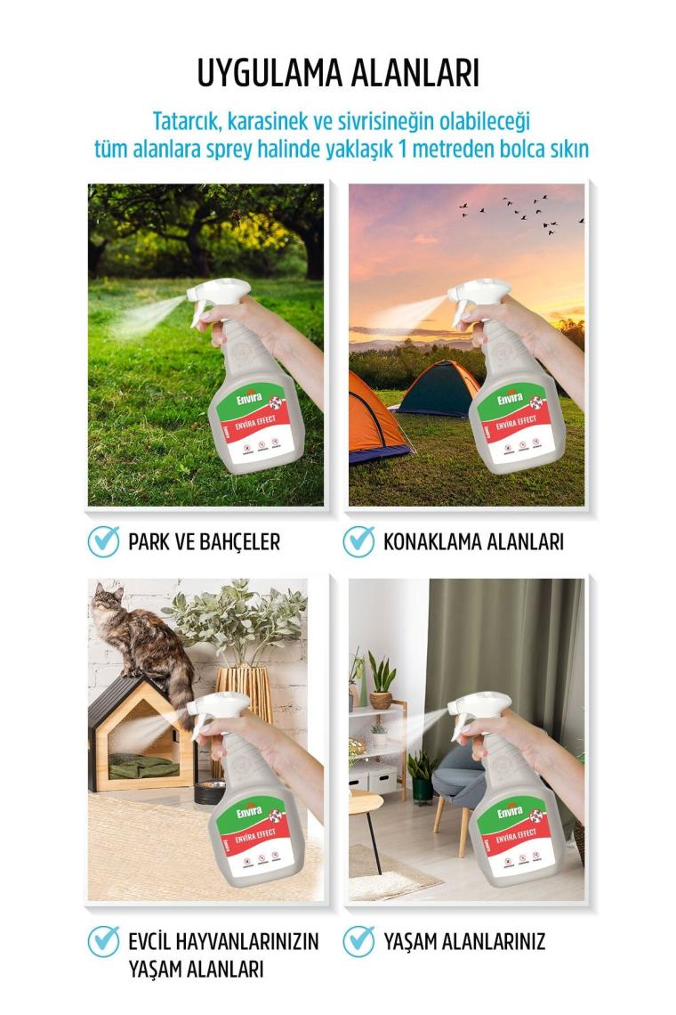 Envira Effect Böcek, Karasinek, Sivrisinek, Tatarcık Spreyi 1 lt