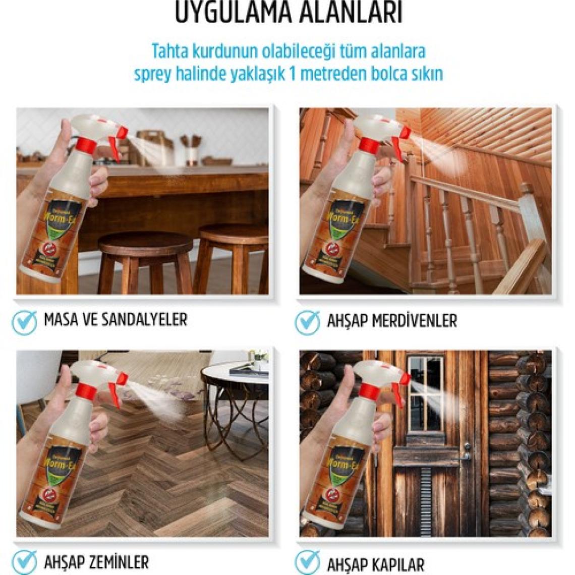 Chrysamed Worm-Ex 5 lt Ağaç ve Tahta Kurdu İlacı