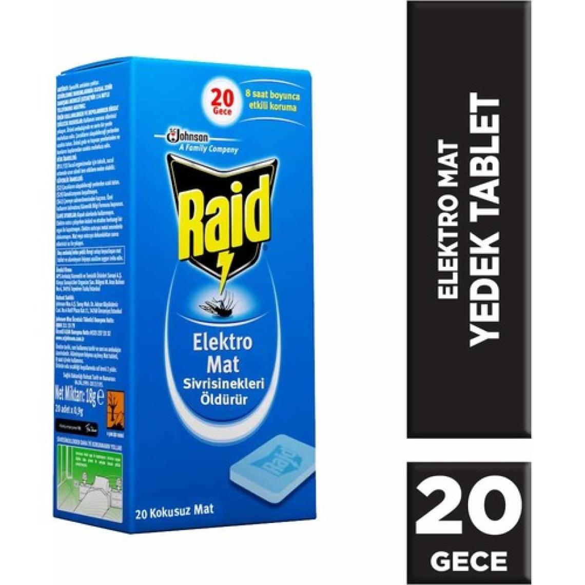 Raid Elektromat Tablet Sinek Kovucu