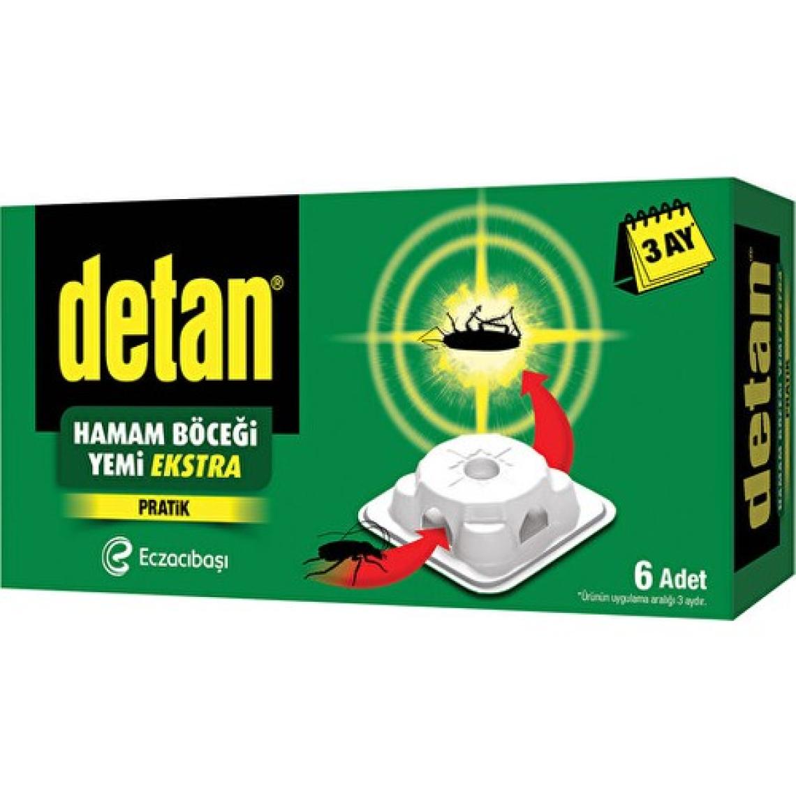 Detan Hamam Böceği Yemi - 6 Adet, Hızlı Sonuçlar İçin Etkili Formül