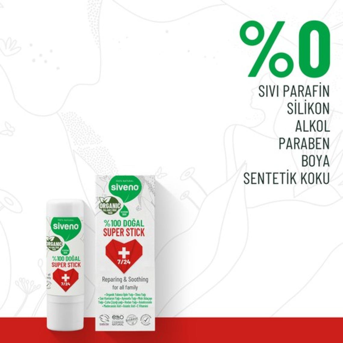 Siveno Sivrisinek ve Kene Kovucu Sprey Losyon 50 ml & Siveno %100 Doğal Super Stick 6 G Set
