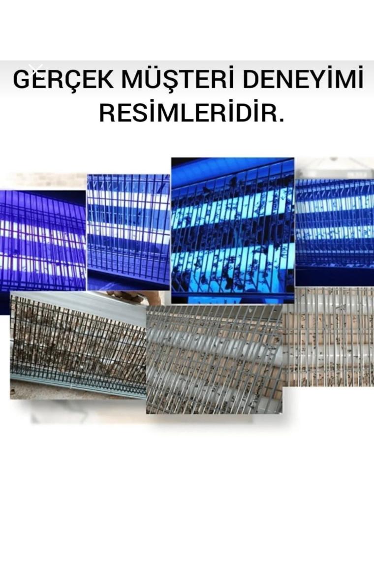 Büyük Boy Sinek Öldürücü 2000v Iki Ledli Büyük Boy