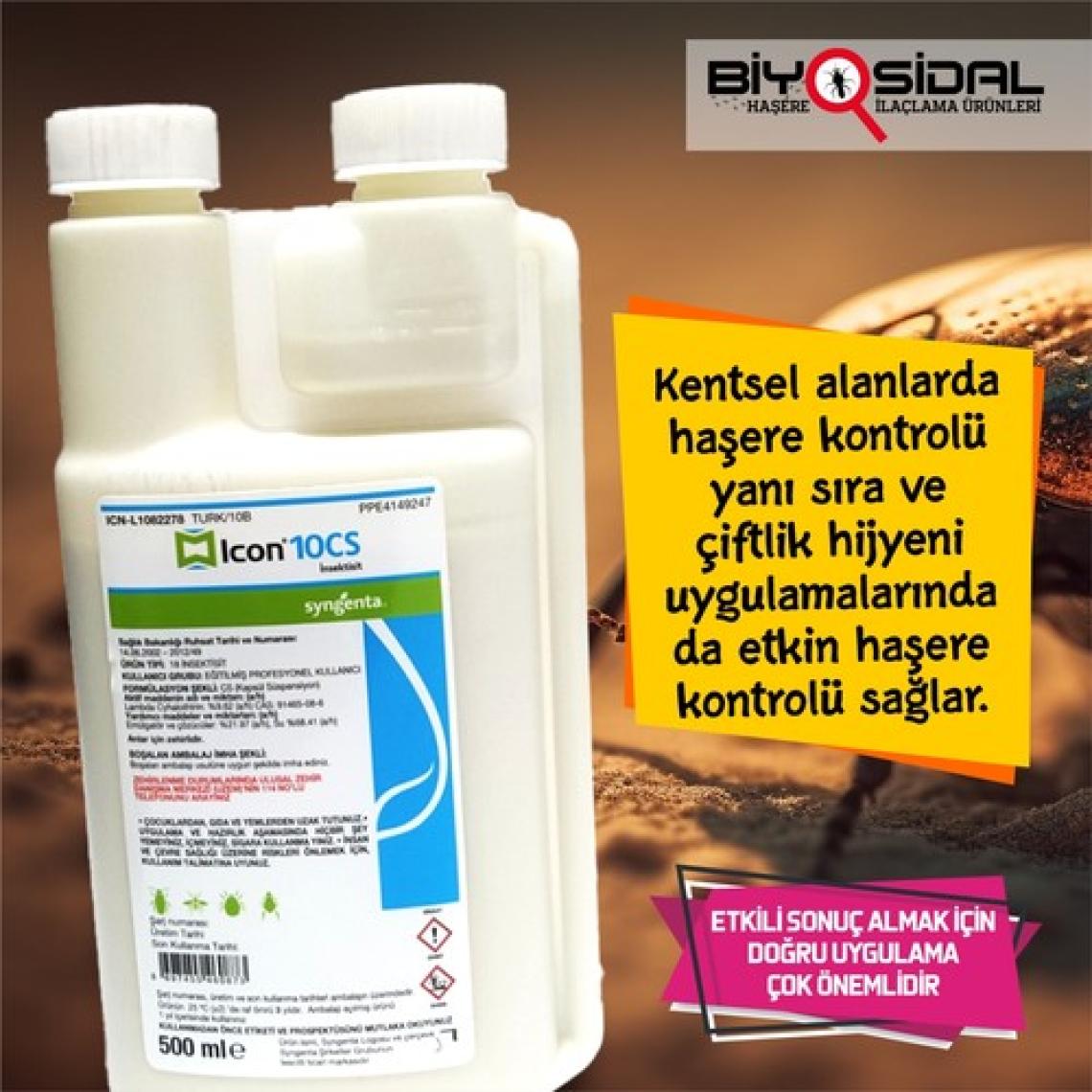 Syngenta  Icon 10 Cs 500 ml Genel Haşere ve Böcek Öldürücü