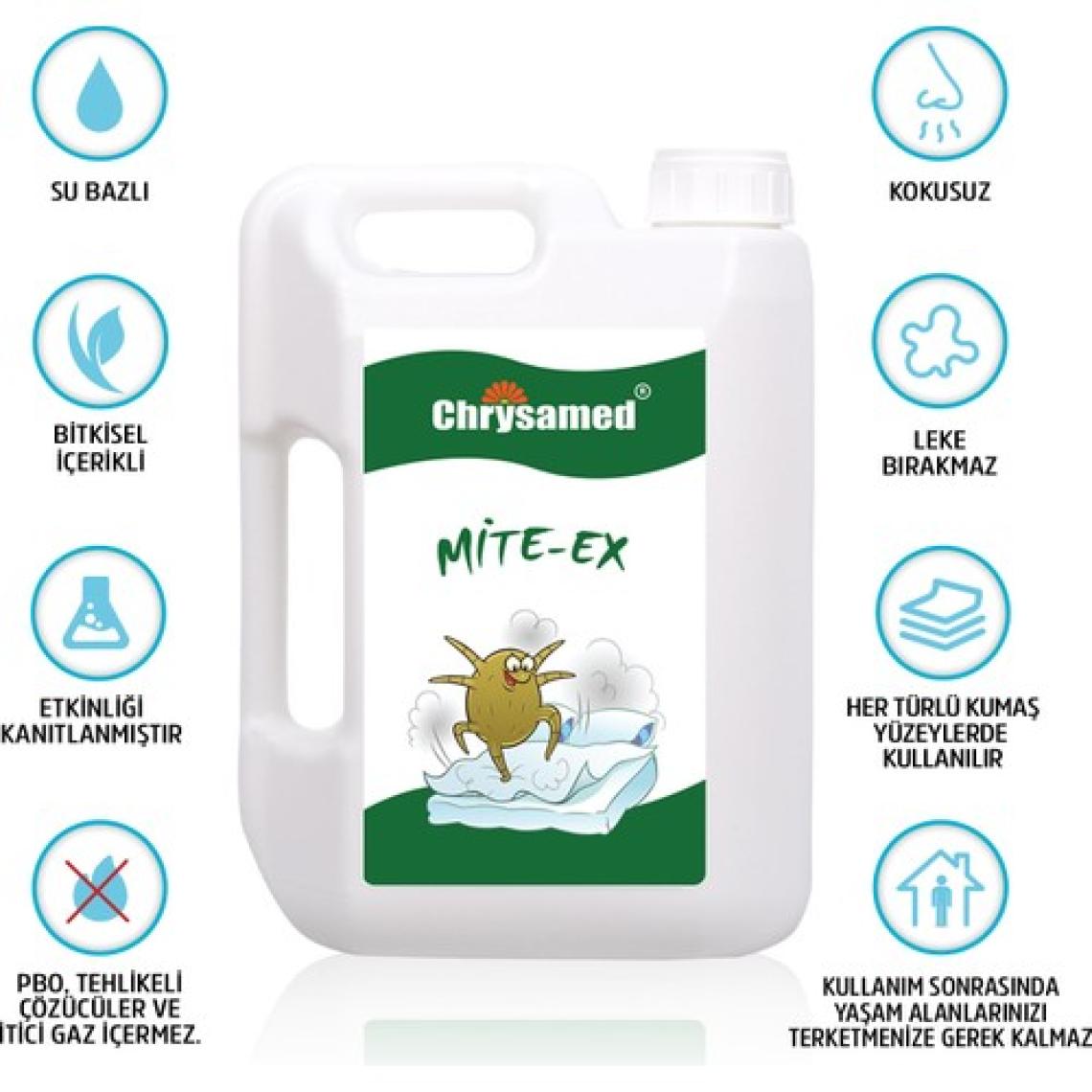Chrysamed Mite-Ex  Mite ( Akar ) Mücadelesi İçin 2 lt