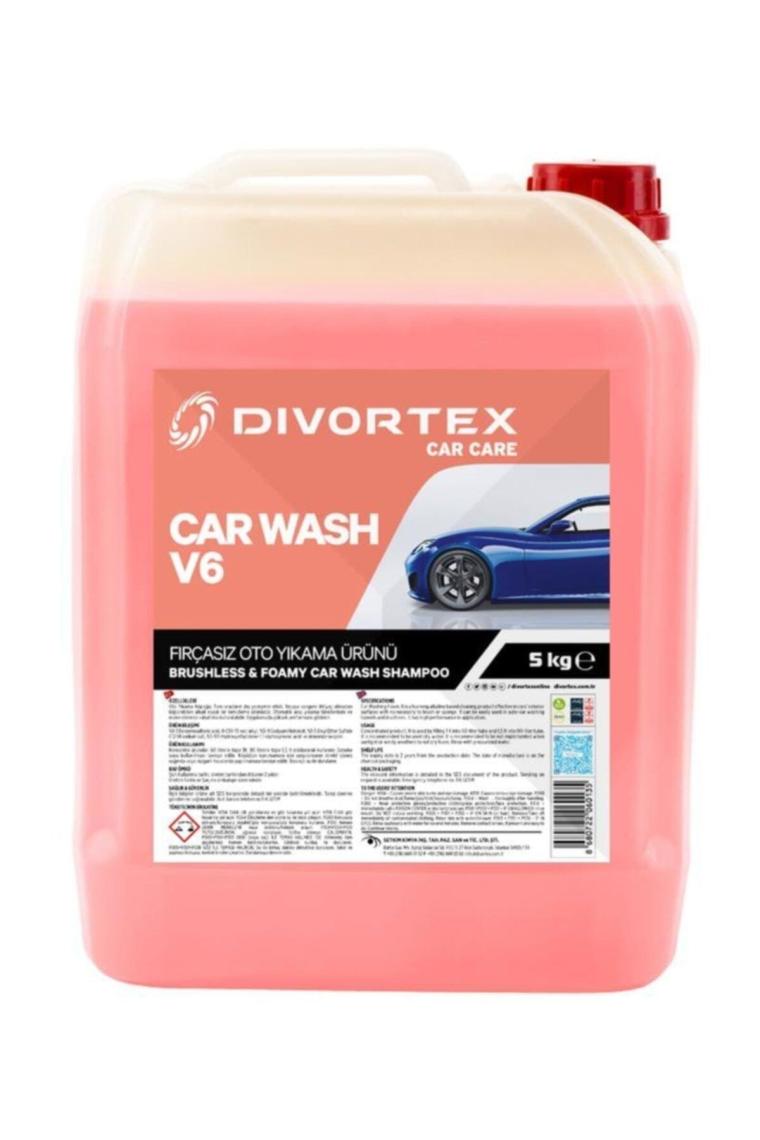 Divortex Car Wash V6 5 kg Fırçasız Oto Şampuan