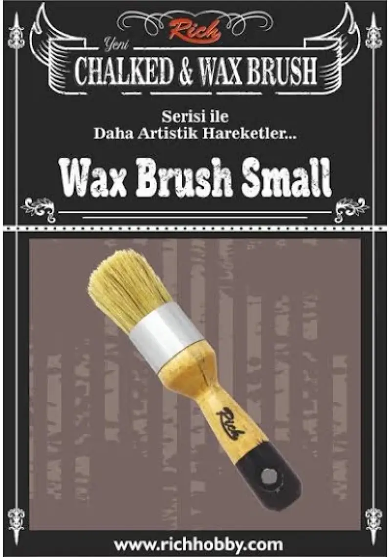 Wax Brush - Eskitme Fırçası - Small 801