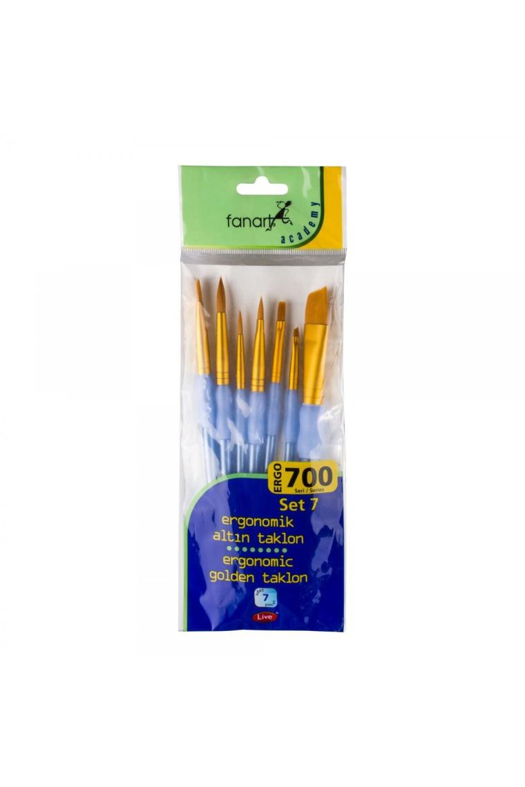 Academy Ergo 700 Serisi Fırça Set:7 7 Li 7700e.s7