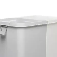 Motek Duo Kirli Çamaşır Sepeti Bej-Kahve