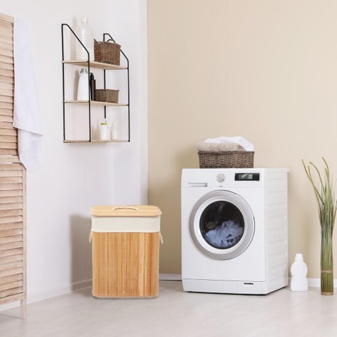 Decostyle Bambu Çamaşır Sepeti - 60 Litre