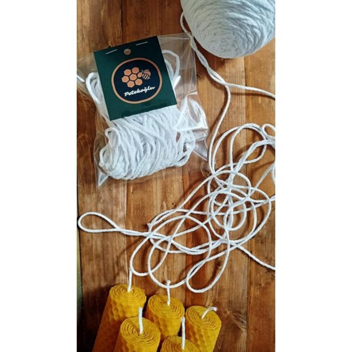 (25 Metre) Çapı 1cm ile 3 cm Arası Mumlar Için FITIL%100 Pamuk Ip