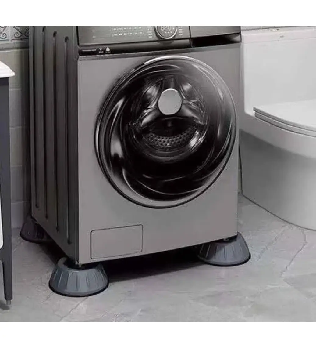 Ozcmax  Çamaşır Makinesi Kayma ve Titreşim Engelleyici - Gürültü Emici Aparatlar 4 Lü Set-