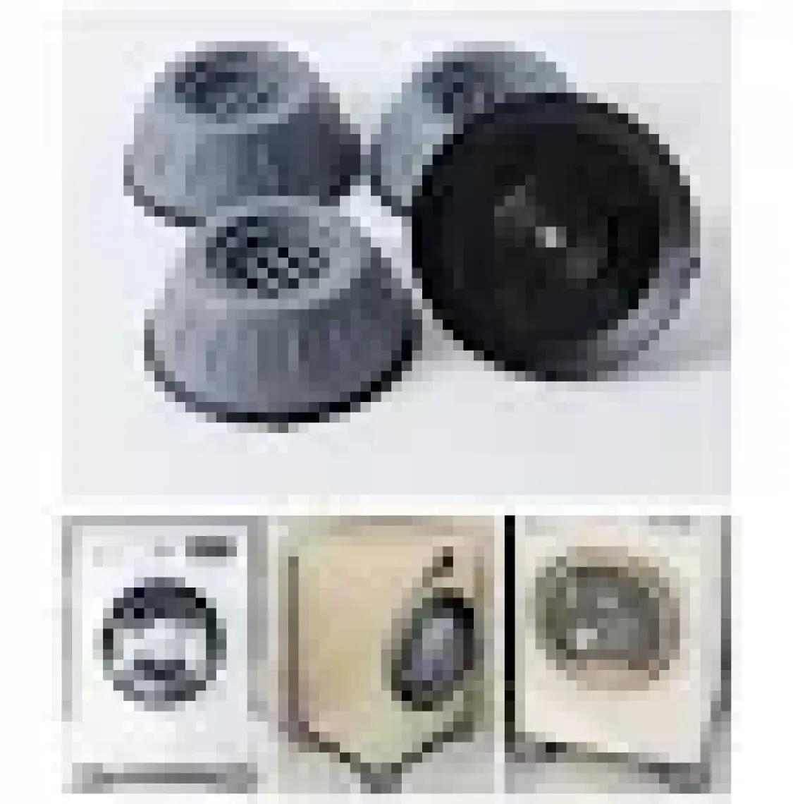 Ozcmax  Çamaşır Makinesi Kayma ve Titreşim Engelleyici - Gürültü Emici Aparatlar 4 Lü Set-