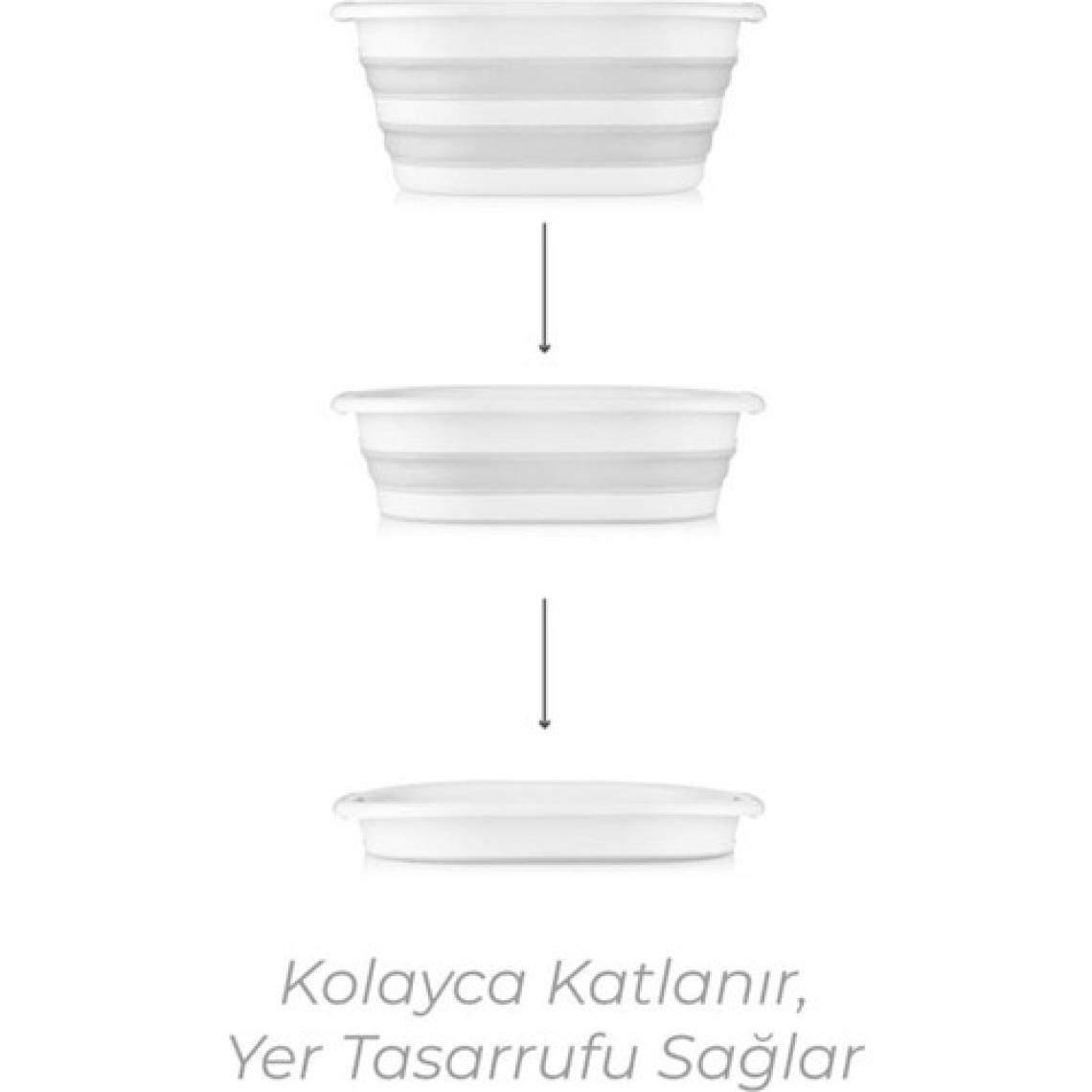 Magic Akordion Katlanır Çamaşır Sepeti - 38 Litre