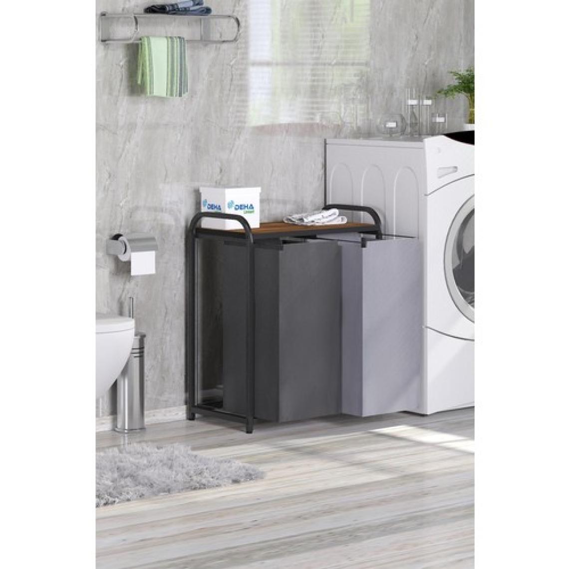 Dehalimited İkili Renkli ve Beyazlar İçin Çamaşır Sepeti Banyo Dolabı Kirli Sepetli Banyo Düzenleyici Çamaşırlık