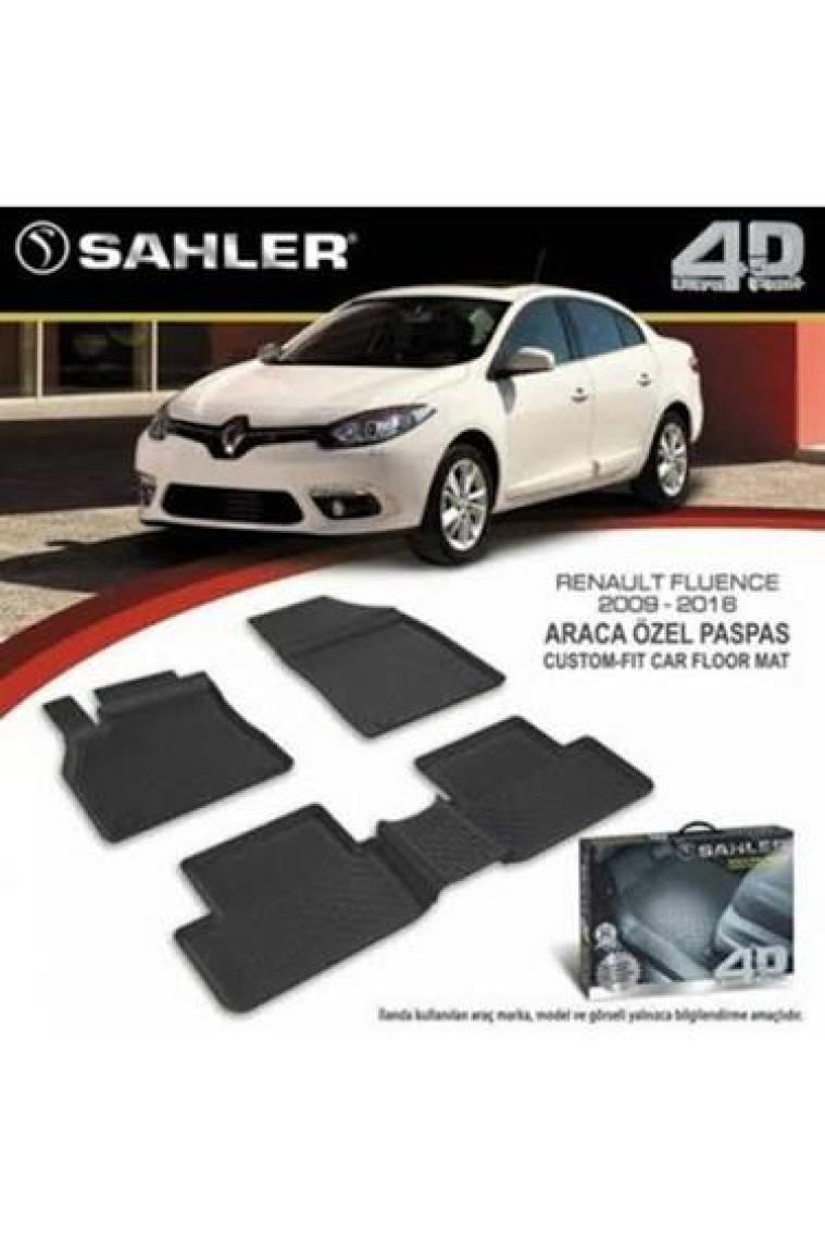 Sahler Renault Fluence 2009-2016 Uyumlu 4.5D Premium Havuzlu Oto Paspas- Fluence