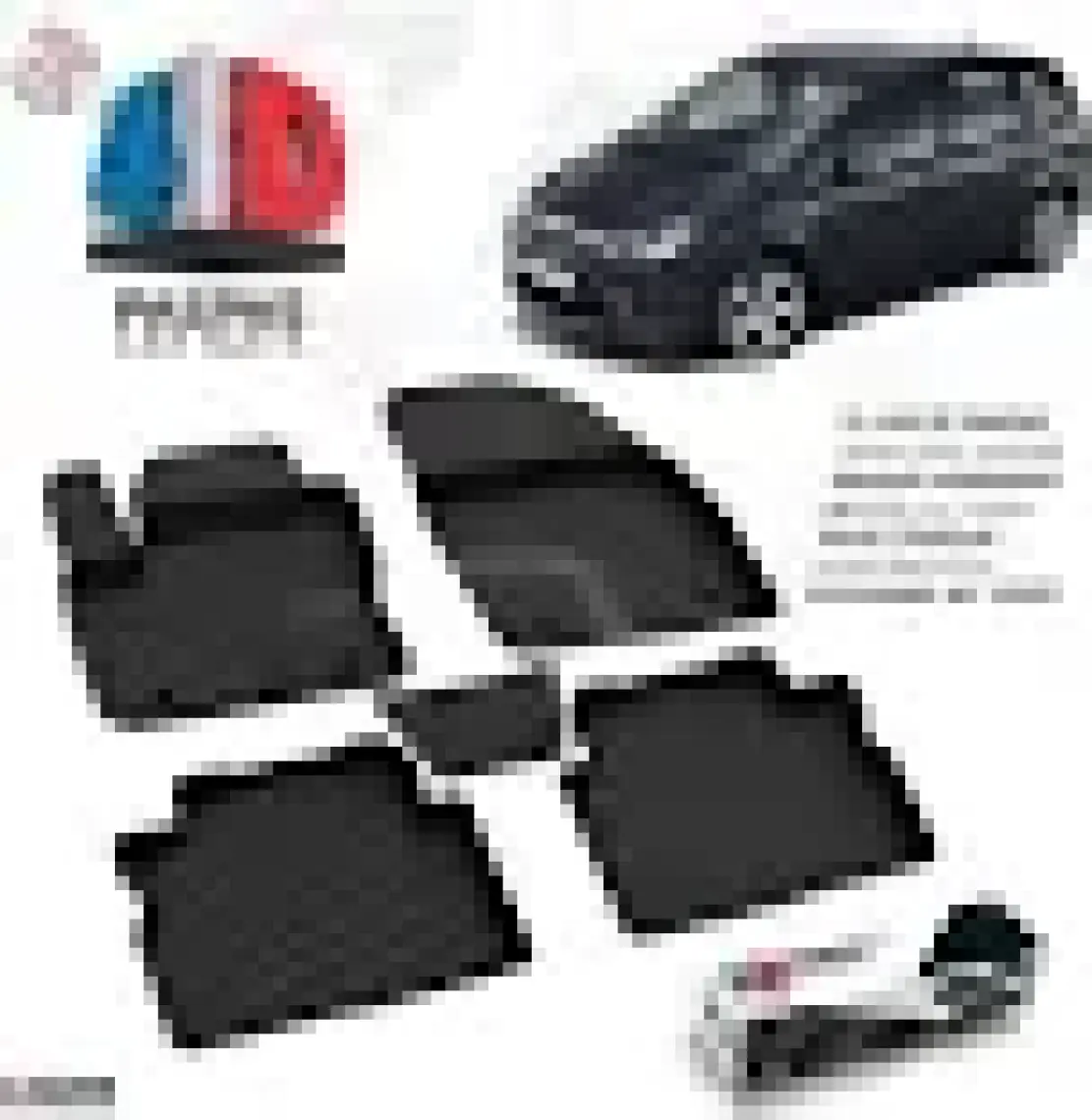 S-Dizayn S-Dizayn Ford C-Max 4D Havuzlu Paspas 2003 ve Üzeri A+Kalite