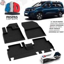 OMSA Peugeot Rifter 4D Havuzlu Paspas Siyah 2019 ve Sonrası