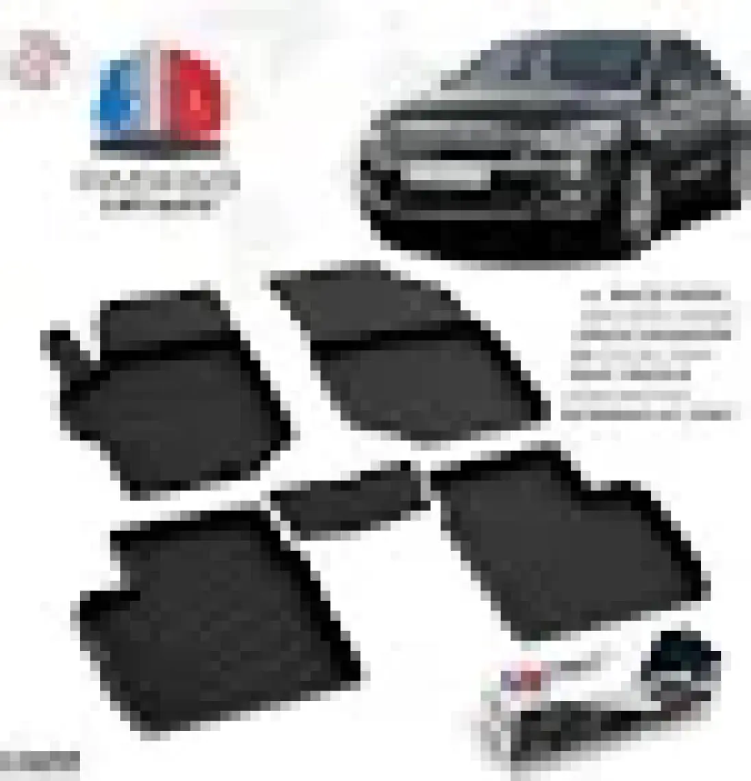 S-Dizayn Citroen C-Elysee 4D Havuzlu Paspas 2013-2017 A+ Kalite