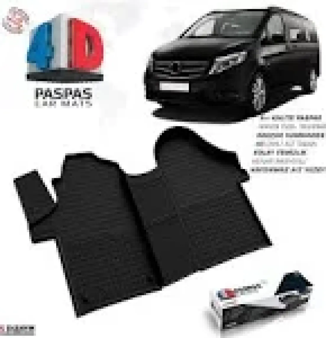 S-Dizayn Vito W447 4D Havuzlu Paspas 2014 ve Üzeri